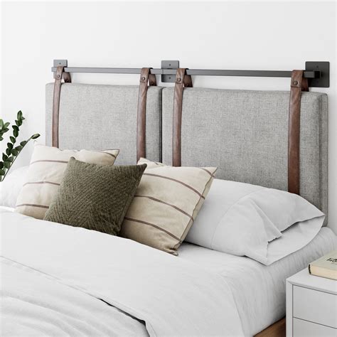 fabric headboard metal|best material for upholstered headboard.